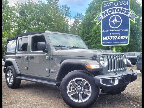 Used 2021 Jeep Wrangler Unlimited Sahara AWD/4WD image 1