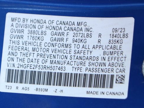 Used 2024 Honda Civic Sport image 45