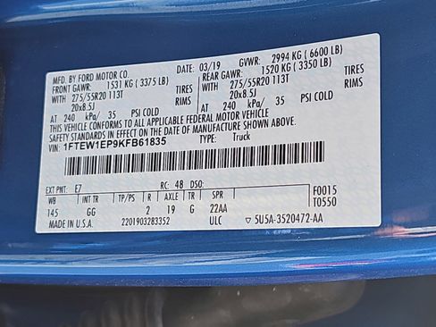 Used 2019 Ford F150 XL w/ Equipment Group 101A Mid AWD/4WD image 33