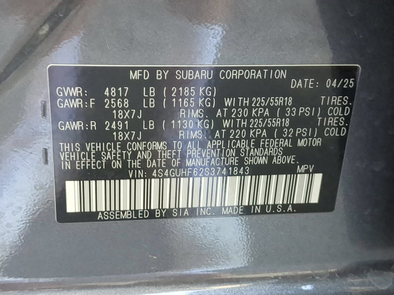 Certified 2025 Subaru Crosstrek 2.5i Sport w/ Popular Package #3A AWD/4WD image 31