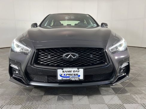 Used 2024 INFINITI Q50 Red Sport 400 w/ Black Opal Edition image 14