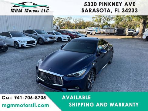 Used 2021 INFINITI Q60 3.0t Luxe w/ Essential Package image 1