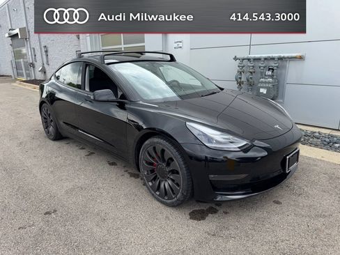 Used 2022 Tesla Model 3 Performance AWD/4WD image 1