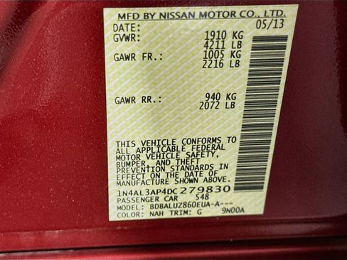 Used 2013 Nissan Altima 2.5 SV FWD image 12