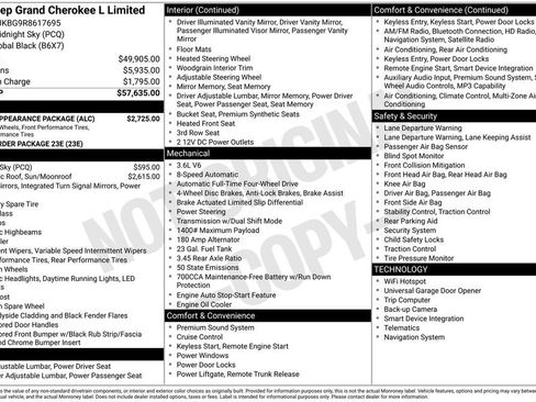 Used 2024 Jeep Grand Cherokee L Limited w/ Black Appearance Package AWD/4WD image 10