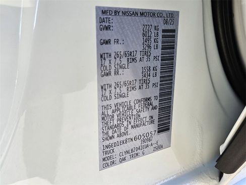 New 2026 Nissan Frontier SV w/ Tow Package image 19