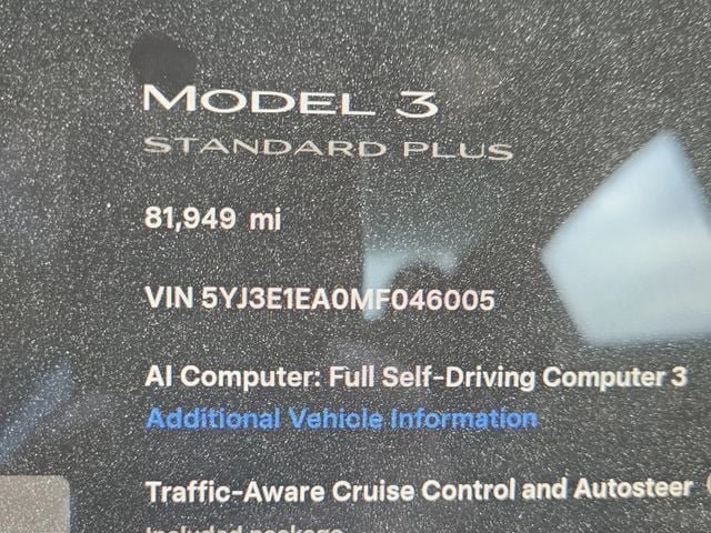 Used 2021 Tesla Model 3 Standard Range Plus RWD image 7