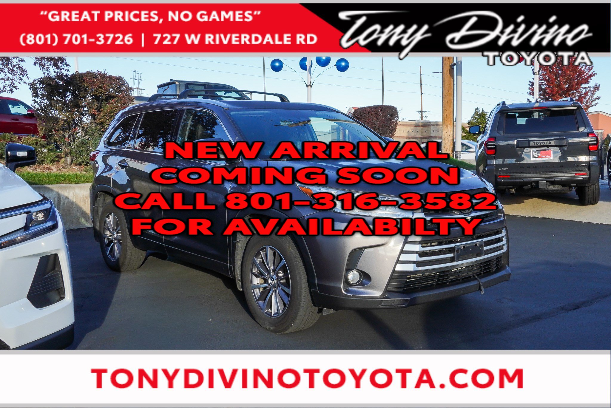 Used 2018 Toyota Highlander XLE AWD/4WD image 1