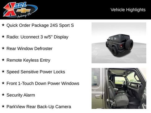 Used 2018 Jeep Wrangler Unlimited Sport S AWD/4WD image 2