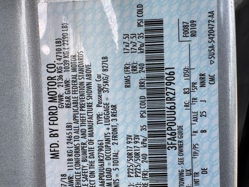 Used 2018 Ford Fusion S FWD image 31