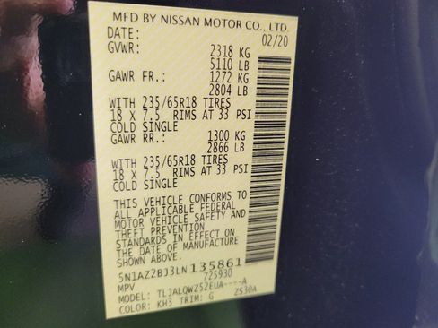 Used 2020 Nissan Murano SV FWD image 33