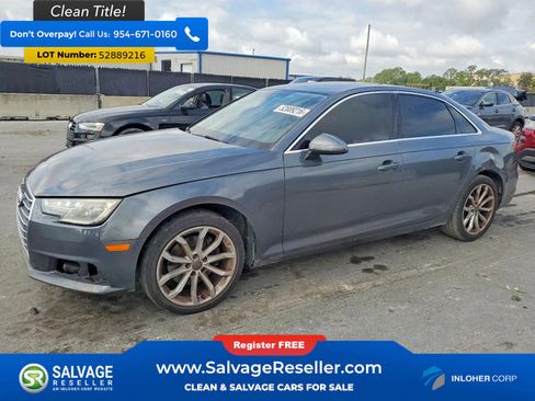 Used 2019 Audi A4 2.0T Premium w/ Convenience Package FWD image 1