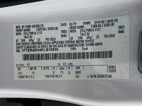 Used 2019 Ford Ranger XL w/ Equipment Group 101A Mid RWD image 12
