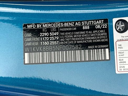 Certified 2022 Mercedes-Benz SL 63 AMG SL 63 AMG image 31
