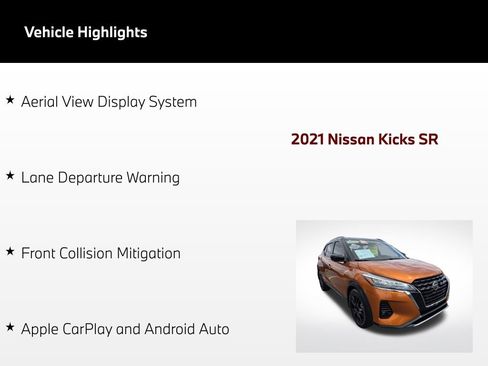 Used 2021 Nissan Kicks SR FWD image 4