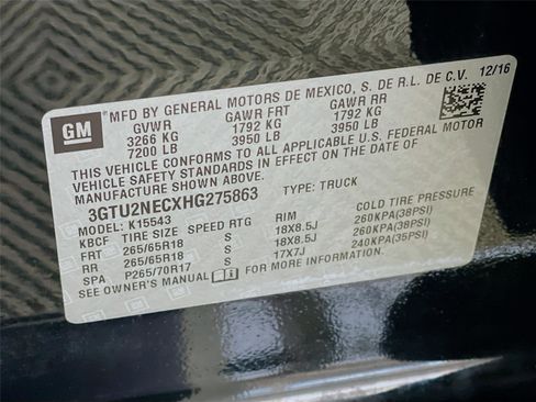 Used 2017 GMC Sierra 1500 SLT w/ All Terrain X Package AWD/4WD image 35