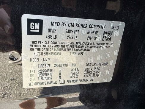 Used 2019 Chevrolet Trax LT w/ LT Convenience Package image 20