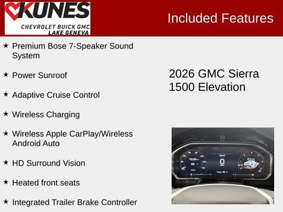 New 2026 GMC Sierra 1500 Elevation w/ Elevation Premium Package