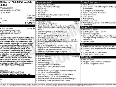 Used 2014 GMC Sierra 1500 SLE w/ SLE Value Package AWD/4WD image 2