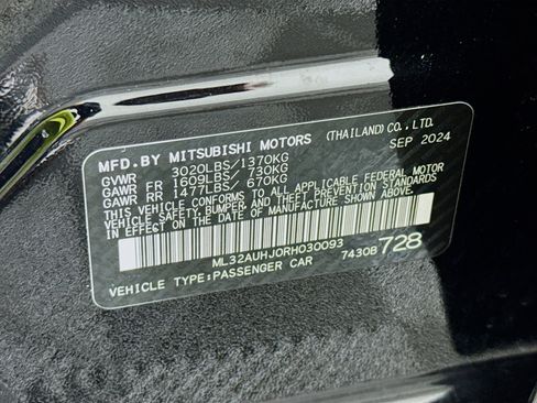 Used 2024 Mitsubishi Mirage LE image 38