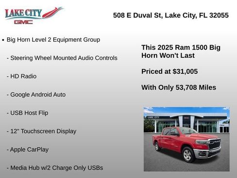 Used 2025 RAM 1500 Big Horn AWD/4WD image 37