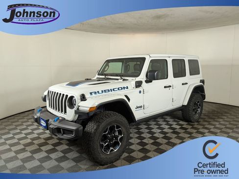 Certified 2023 Jeep Wrangler Unlimited Rubicon 4xe w/ Cold Weather Group AWD/4WD image 1