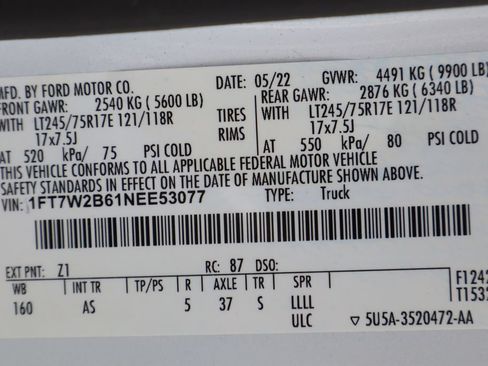 Used 2022 Ford F250 XL w/ Power Equipment Group AWD/4WD image 34