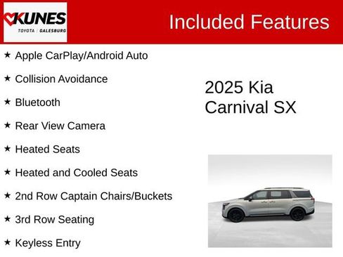 Used 2025 Kia Carnival SX FWD image 2
