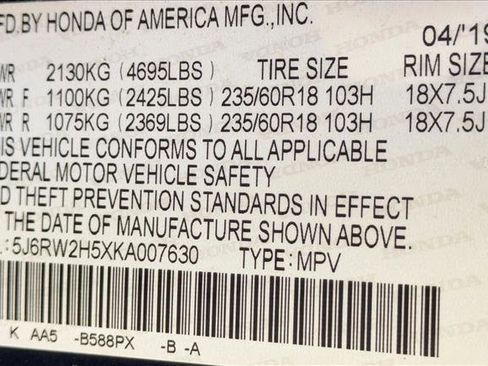 Used 2019 Honda CR-V EX image 30