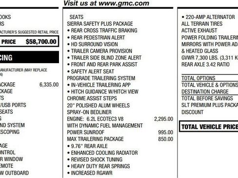 Certified 2026 GMC Sierra 1500 SLT w/ SLT Premium Plus Package AWD/4WD image 2
