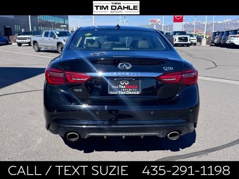 Used 2023 INFINITI Q50 Luxe w/ Cargo Package AWD/4WD image 7