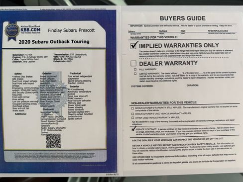 Used 2020 Subaru Outback Touring image 34