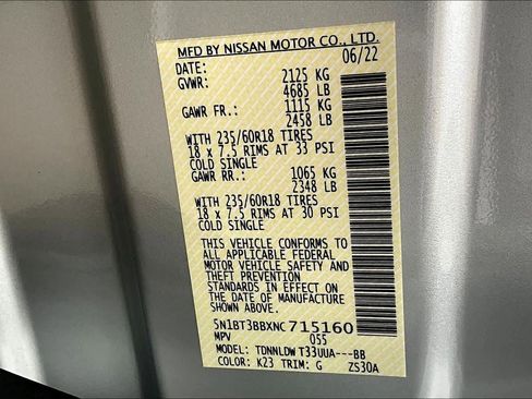 Certified 2022 Nissan Rogue SV AWD/4WD image 33