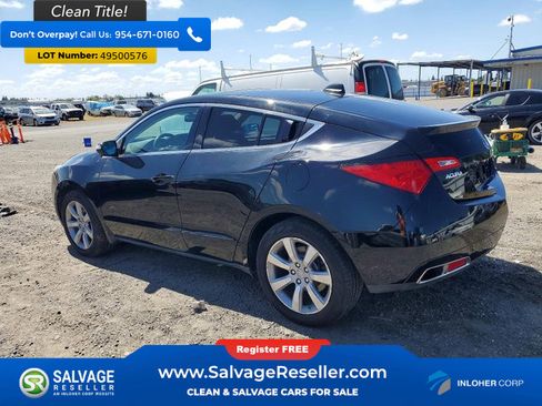 Used 2010 Acura ZDX w/ Advance Package AWD/4WD image 3