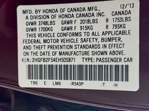 Used 2014 Honda Civic LX image 12