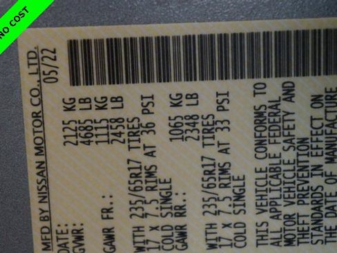 Certified 2022 Nissan Rogue S image 88