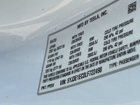 Used 2020 Tesla Model 3 Performance AWD/4WD image 13