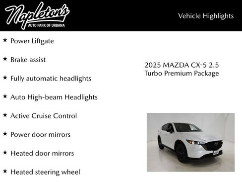 New 2025 MAZDA CX-5 2.5 Turbo w/ Premium Package AWD/4WD image 16