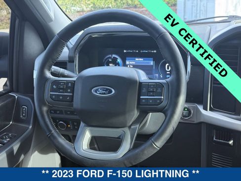 Certified 2023 Ford F150 Lightning XLT w/ Equipment Group 312A High image 17