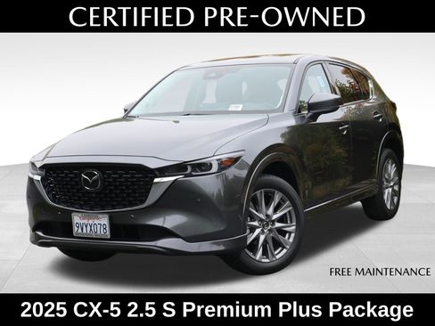 Certified 2025 MAZDA CX-5 AWD 2.5 S w/ Premium Plus Pkg image 1