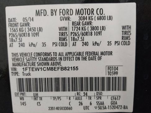 Used 2014 Ford F150 STX w/ Equipment Group 201A Mid RWD image 33