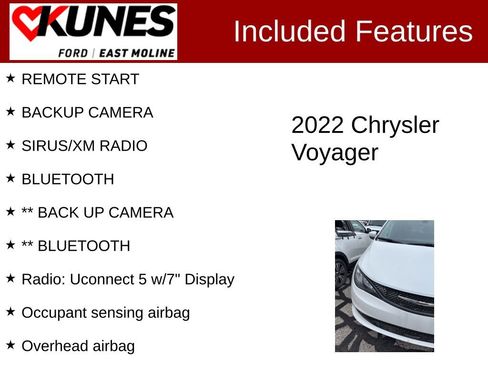 Used 2022 Chrysler Voyager LX image 2