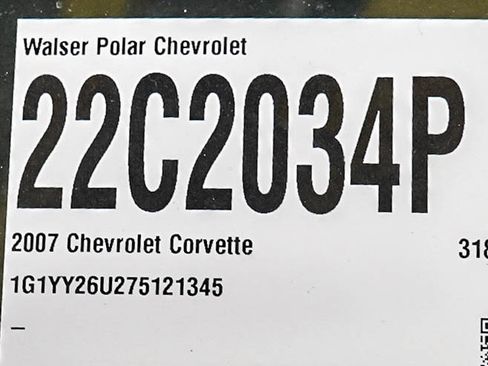 Used 2007 Chevrolet Corvette Coupe w/ Preferred Equipment Group RWD image 24