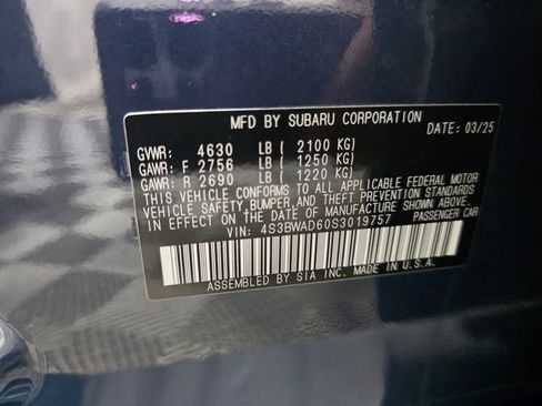 Certified 2025 Subaru Legacy Premium AWD/4WD image 39