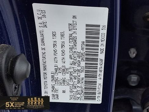 Certified 2023 Toyota Tacoma SR5 AWD/4WD image 34
