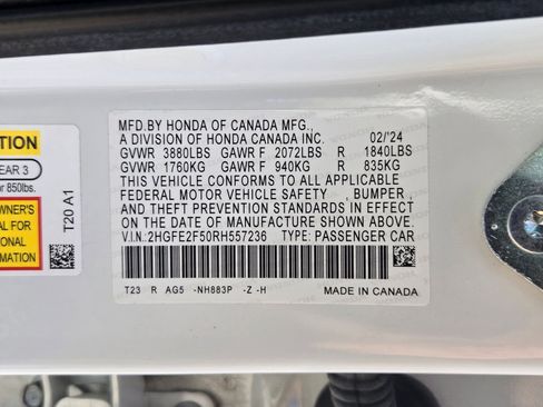 Used 2024 Honda Civic Sport image 33