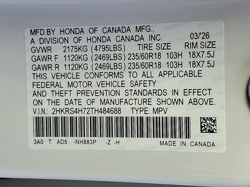New 2026 Honda CR-V EX-L image 18