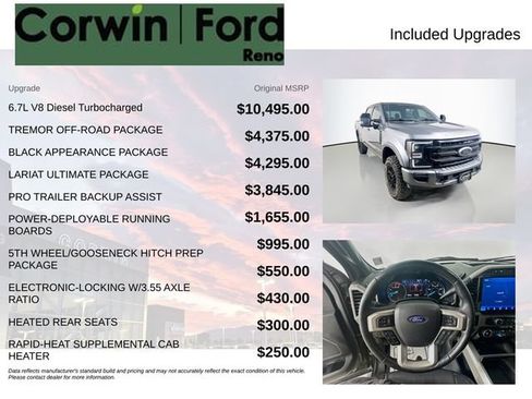 Used 2022 Ford F350 Lariat w/ Tremor Off-Road Package AWD/4WD image 3