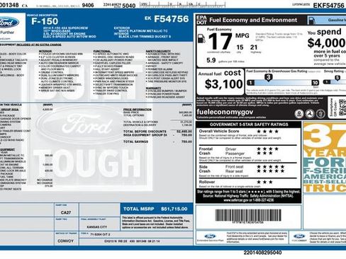 Used 2014 Ford F150 Lariat w/ Equipment Group 502A Luxury image 13