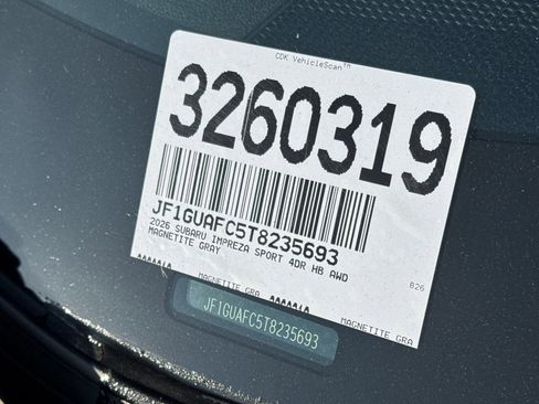 New 2026 Subaru Impreza 2.0i Sport image 27